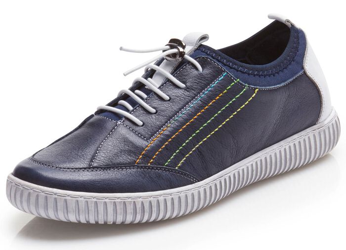 Gemini sneaker med elastiskt textilmaterial 