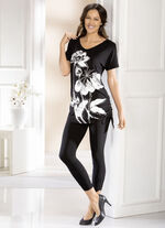 Leggings med effektiva metallplåtar SVART
