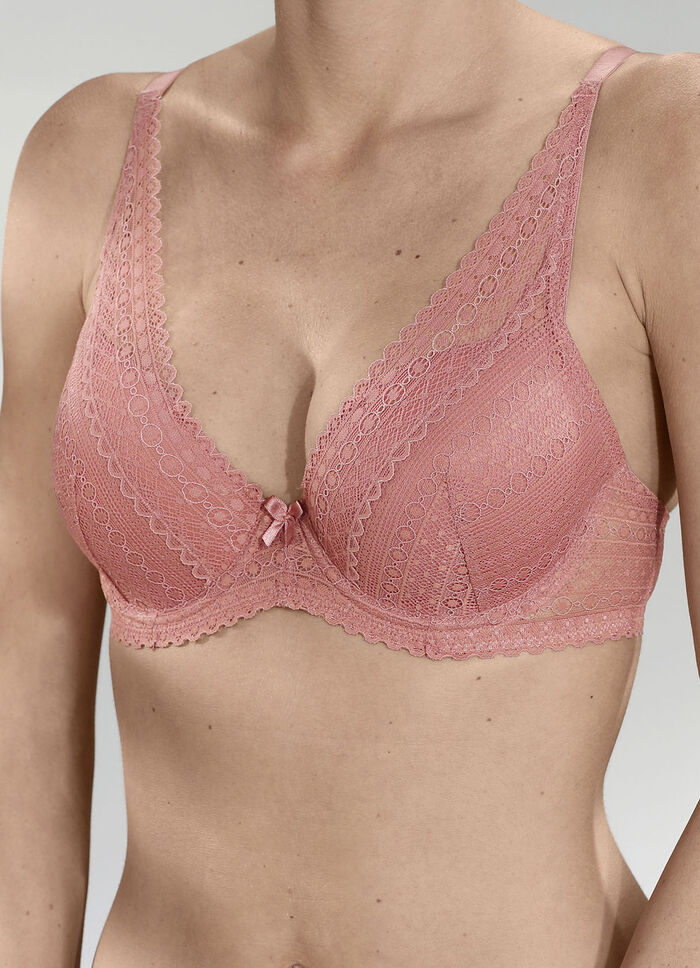 Sassa bygel-bh tillverkad av k&auml;nslig elastisk spets 