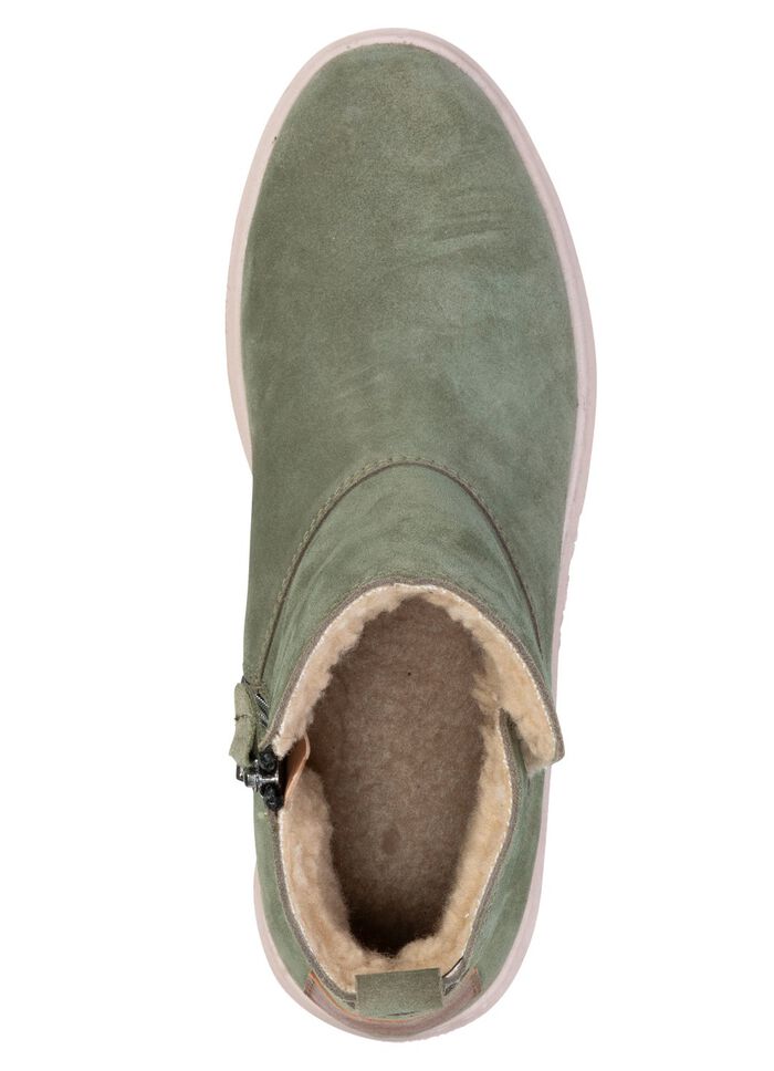 ELENA EDEN, varma damst&ouml;vlar, vinterskor, vidd H, med uttagbar fotb&auml;dd OLIV
