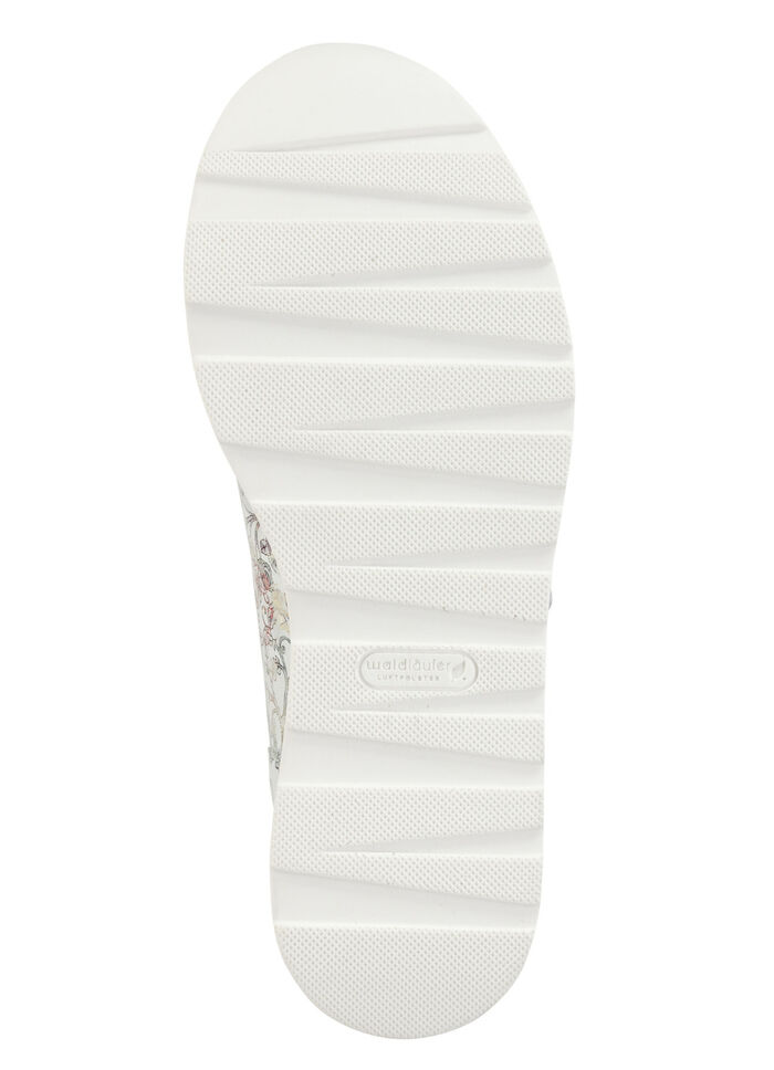Waldläufer sneakers gjorda av blommigt nubuckläder, 