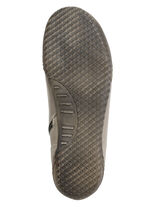 ELENA EDEN skosko med snörning och vadderad skaftkant i textil TAUPE