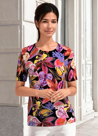 Flerf&auml;rgad skjorta 