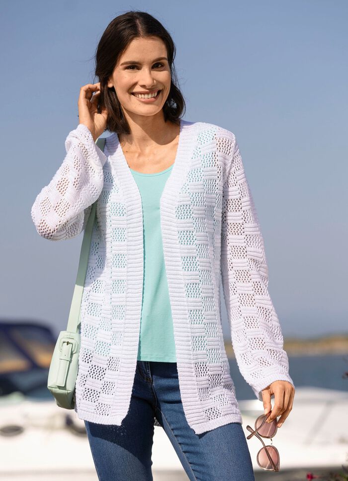 Cardigan med en subtil glans 