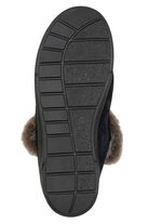 ELENA EDEN, varma damtofflor, bredd H, med lammskinn 