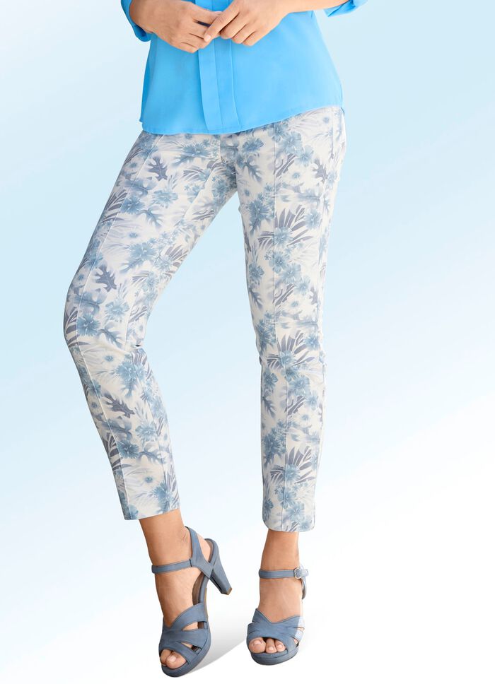 Byxor med blomm&ouml;nster 