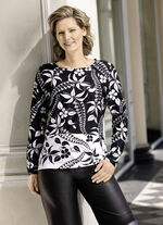 Skjorta med kantlook 