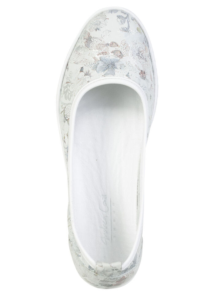 Andrea Conti, eleganta damballerinor, vidd G, med uttagbar fotbädd ECRU-BUNT