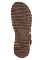 Gemini, l&auml;tta damsandaler, bredd G, tillverkade av l&auml;der 