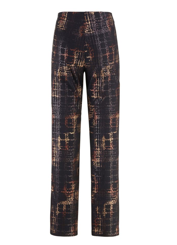 Byxor med skuren midjeband 