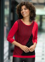 Tr&ouml;ja i mjuk, b&ouml;ljande finstickning 