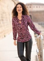 Tunika med briljant f&auml;rgtryck 