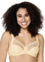 LingaDore bygel-bh med jacquarddesign och elastisk spets 