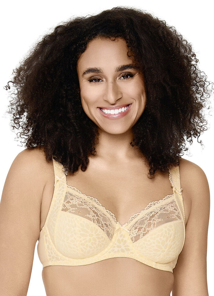 LingaDore bygel-bh med jacquarddesign och elastisk spets 