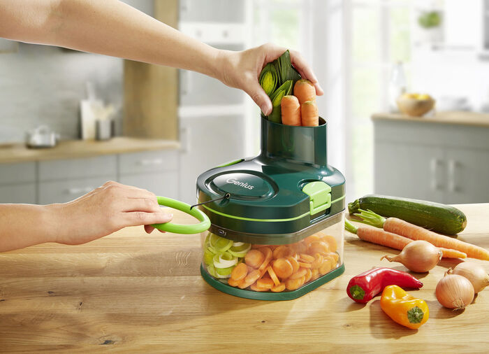 Genius Nicer Dicer Pegasus för rivning och skärning utan el 