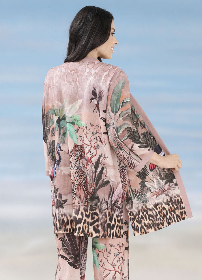 Laurina blusjacka med briljant färgtryck 