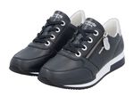 Remonte-sneakers med sn&ouml;rning och skimrande silverf&auml;rgad kontrastkant 