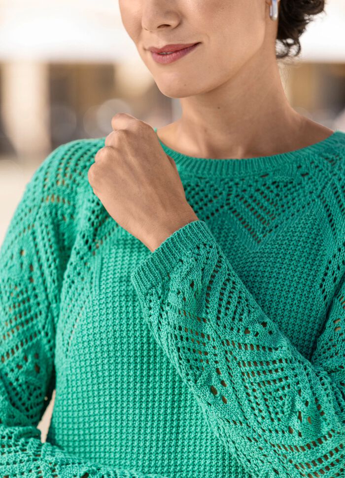 tr&ouml;ja i stickad mix 