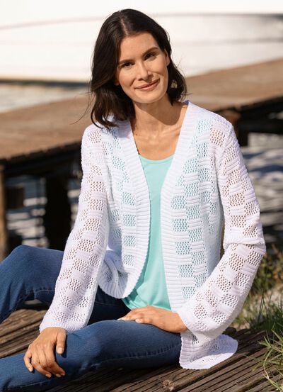 Cardigan med en subtil glans 