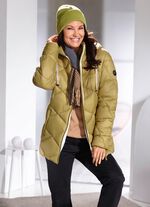 Jacka med diamantquiltning 