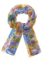 Halsduk med blomm&ouml;nster 