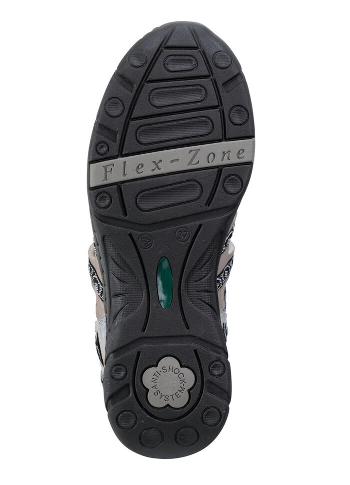 ELENA EDEN sandal med textilkant GR&Aring;