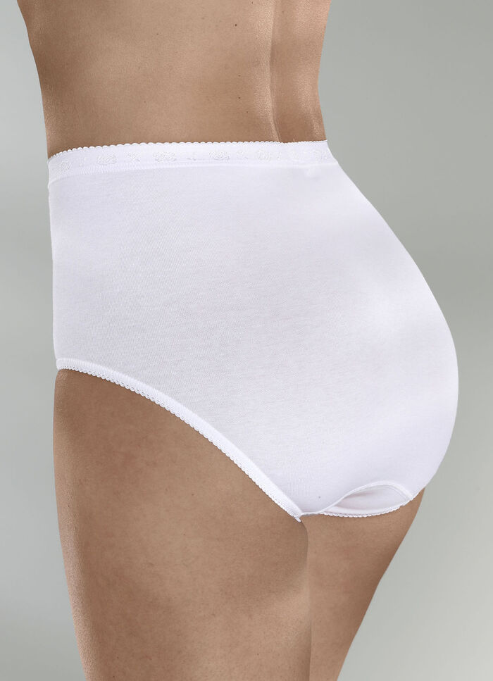 Trepack trosor med elastiska muddar, 