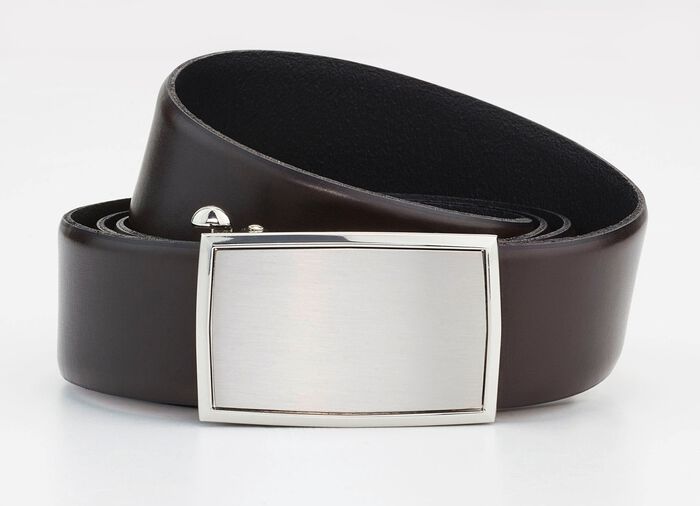 Herrb&auml;lte, 3,5 cm brett med automatisk st&auml;ngning 