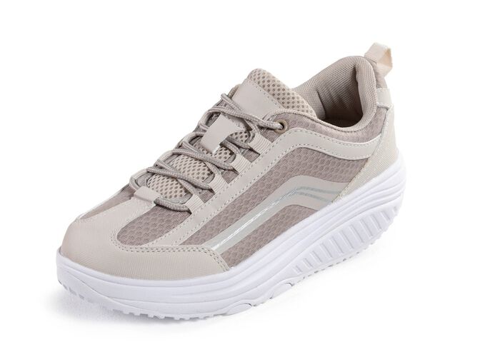 Aerosoft walker sn&ouml;rskor med utbytbar il&auml;ggssula av mjukt skum BEIGE