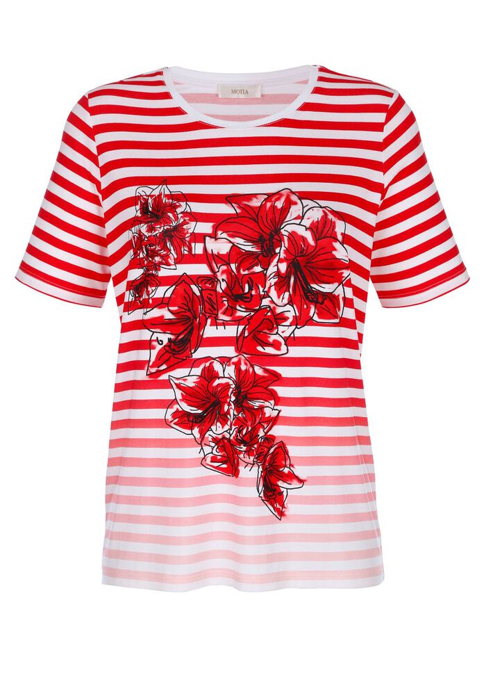 Skjorta med placerat tryckmotiv 