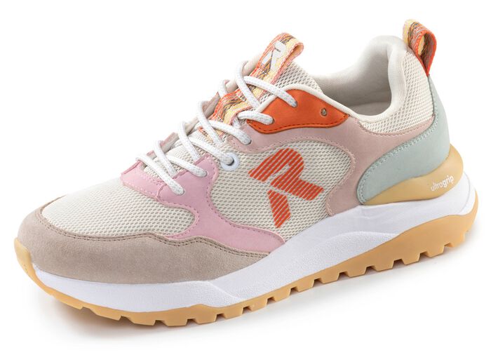 Rieker, sportiga damsneakers, med uttagbar fotb&auml;dd 