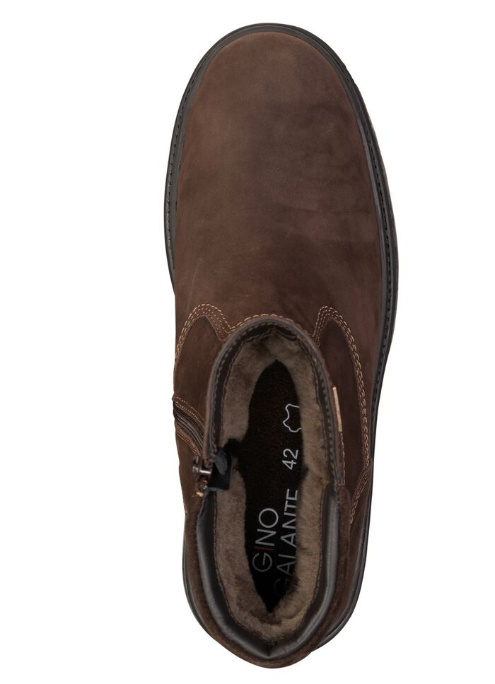 GINO GALANTE, fodrade herrst&ouml;vlar, vinterskor, med lammskinn 