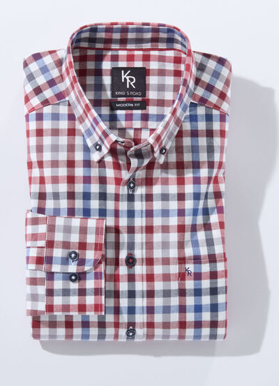 "King's Road" skjorta med button-down krage i 4 färger, , large