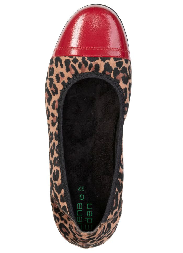 ELENA EDEN, trendiga damballerinor, vidd G, med uttagbar fotb&auml;dd 