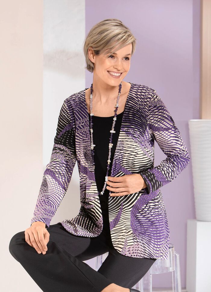 Skjorta i jacka-look 