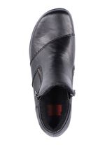 Rieker bootie med dekorativ quiltning SVART