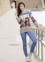 Skjorta med "kattmotiv" FLERFÄRG