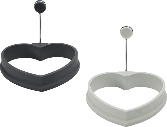 V&auml;rmebest&auml;ndig &auml;ggformsset i silikon, 2 st GR&Aring;