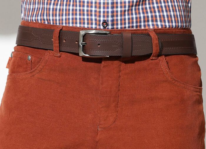 Gino Galante, herrb&auml;lte, 4 cm brett BRUN