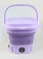 Hopf&auml;llbar minitv&auml;ttmaskin LILA