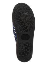 Tv&aring; paket tofflor tillverkade av sammetslena, mjuka, tryckta textilmaterial 1X BL&Aring;, 1X BORDEAUX