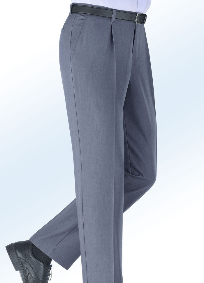 Fleckiga underbuksbyxor med stretch i midjan RÖKBLÅT