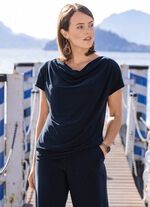 Skjorta med dekorativa veck 