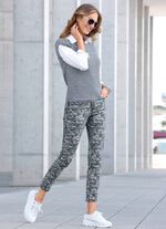 tröja med blandade strukturer 