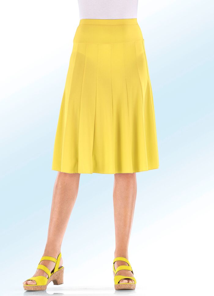 Panelkjol med figurn&auml;ra ok SOL GUL