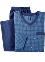 Tv&aring; paket V-ringad pyjamas med &ouml;ppna f&aring;llar 