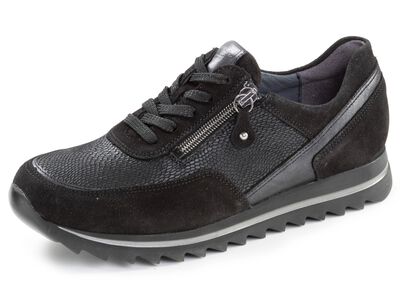 Waldl&auml;ufer, bekv&auml;ma damsneakers, bredd H, med uttagbar fotb&auml;dd 