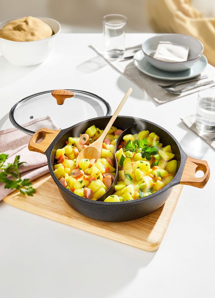 Multipanna med glaslock 