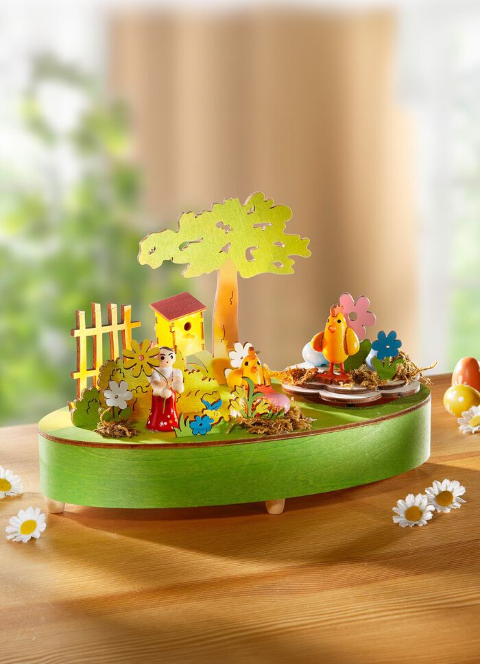 Charmig speldosa i tr&auml; 