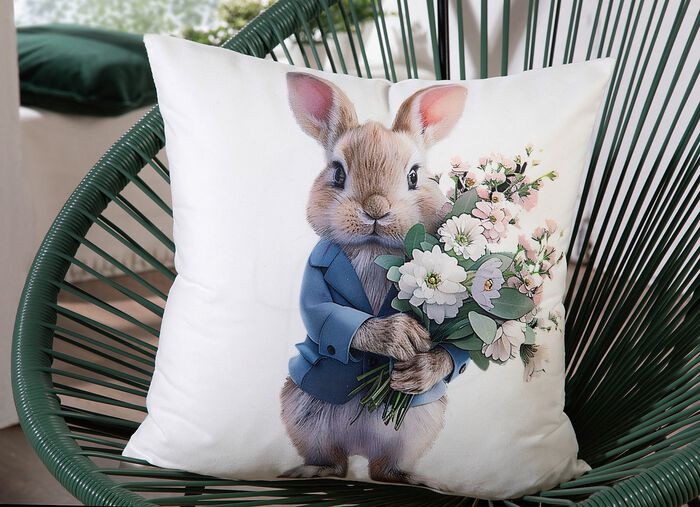 Mjukt kuddfodral i sammetslook 